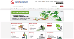 Desktop Screenshot of data1graphics.com